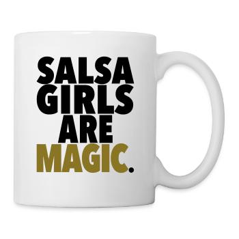 SALSA GIRLS ARE MAGIC - Salsa Dance Fashion - Mug - white - Right