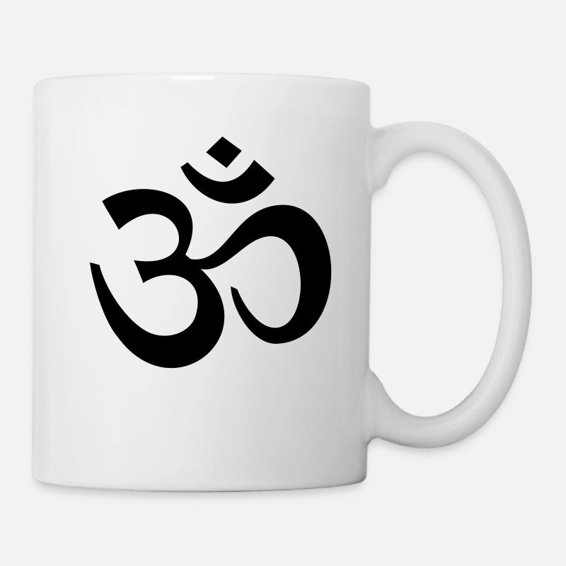 OM Zeichen Yoga Buddha Buddhismus Meditation - Tasse - Weiß