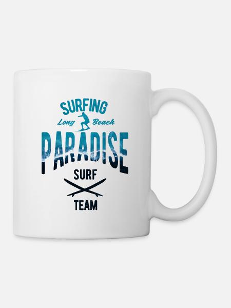 Surfer Surfing - Tasse - Weiß