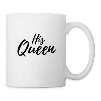 Son écriture de reine noire - Mug blanc - blanc - Droite