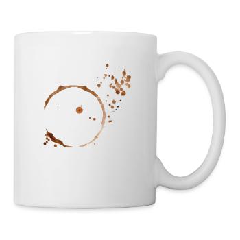 Coffee stain 4 - Mug - white - Right