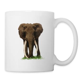 Éléphant - Kenya - Afrique - Mug blanc - blanc - Droite