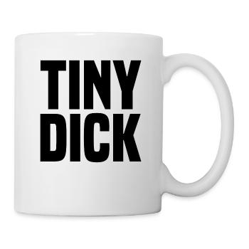 Tiny dick big black - Mug - white - Right