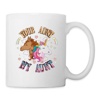 Votre tante ma tante - Mug blanc - blanc - Droite
