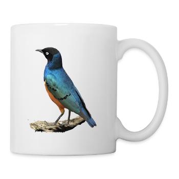 Étoile brillante - Oiseau - Afrique - Kenya - Safari - Mug blanc - blanc - Droite