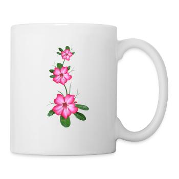 Desert Rose - Flower in Kenya / Africa - Mug - white - Right