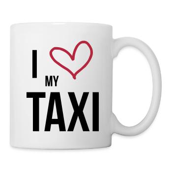 I Love my Taxi - Mug - white - Right