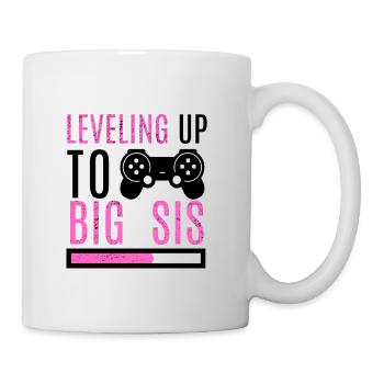 Big Sister Level Gaming Family Siblings - Mug - white - Right