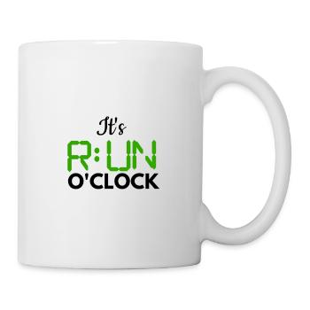 Run O'clock Running Jogging Running Sport - Mug - white - Right