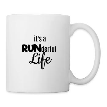 Runderful Life Run Running Runners Run Marathon - Mug - white - Right