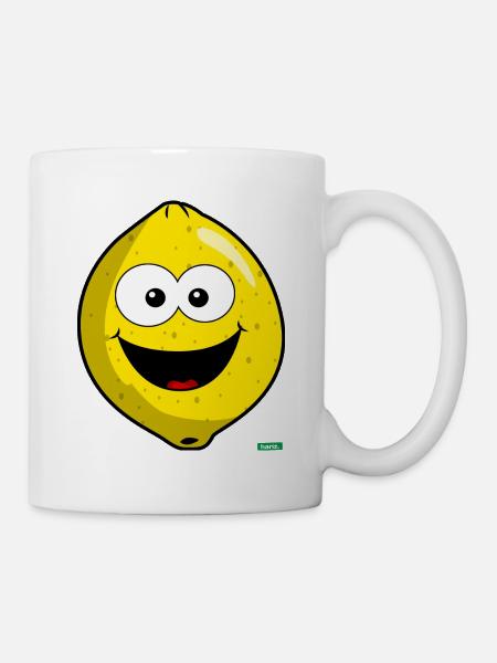 HARIZ Fruit Citron Laughing Sweet Enfants - Mug blanc - blanc