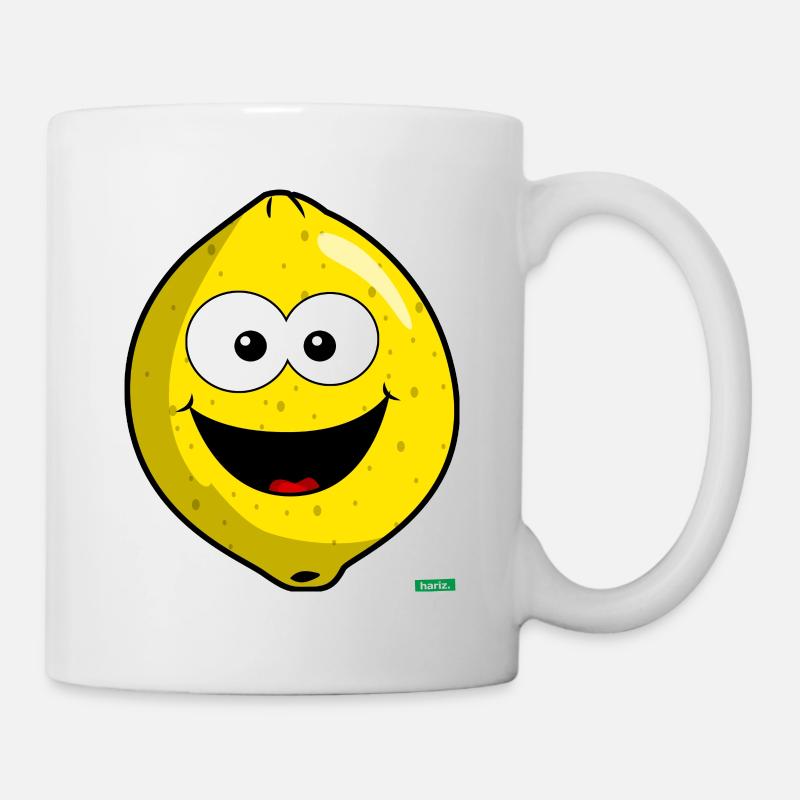 HARIZ Fruit Citron Laughing Sweet Enfants - Mug blanc - blanc