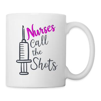 Nurse funny shirt - Mug - white - Right