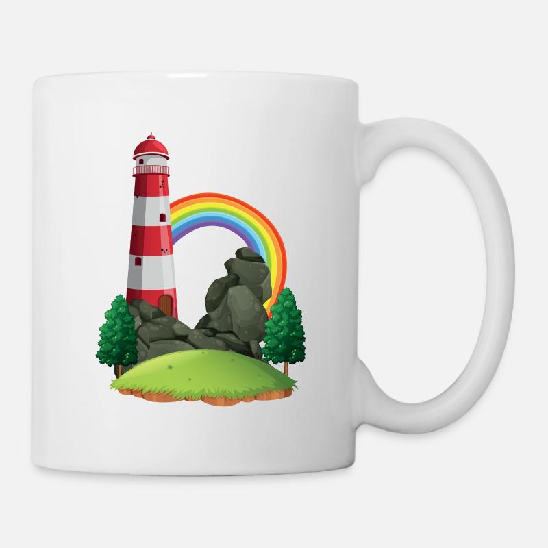 Leuchtturm, internationaler Leuchtturm Tag - Tasse - Weiß