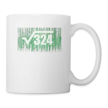 18. Geburtstag Mathe Wurzelrechnung Nerd - Tasse - Weiß - Rechts