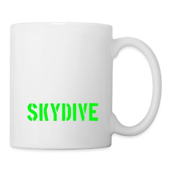 Skydive, Parachutist, Freefly, Gift - Mug - white - Right