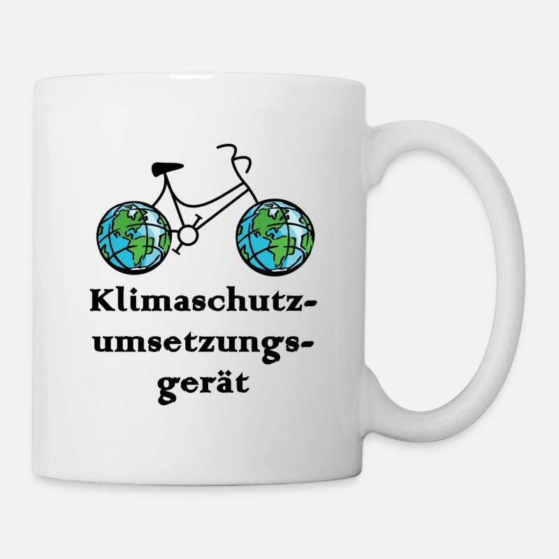 climate bike - Mug - white
