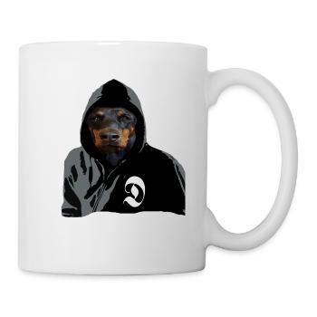 Doberman dog dog sport, Doberman - Mug - white - Right