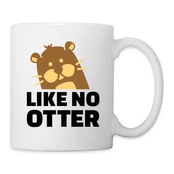 Otter - Tasse - Weiß - Rechts