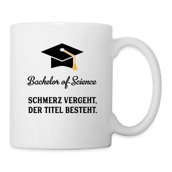 bachelor of science - Tasse - Weiß - Rechts