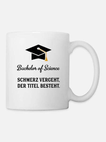 bachelor of science - Tasse - Weiß