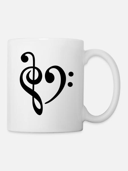 Musik - Tasse - Weiß