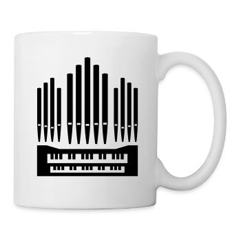 Orgel - Tasse - Weiß - Rechts