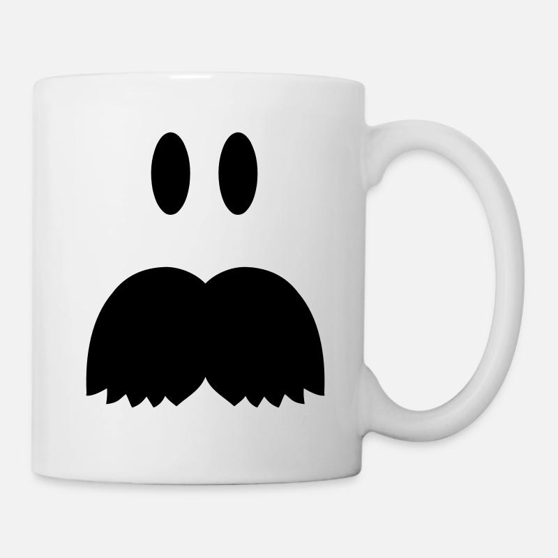 Bart Mustache - Tasse - Weiß