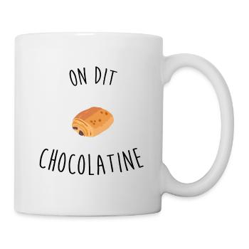 We say chocolatine - Mug - white - Right