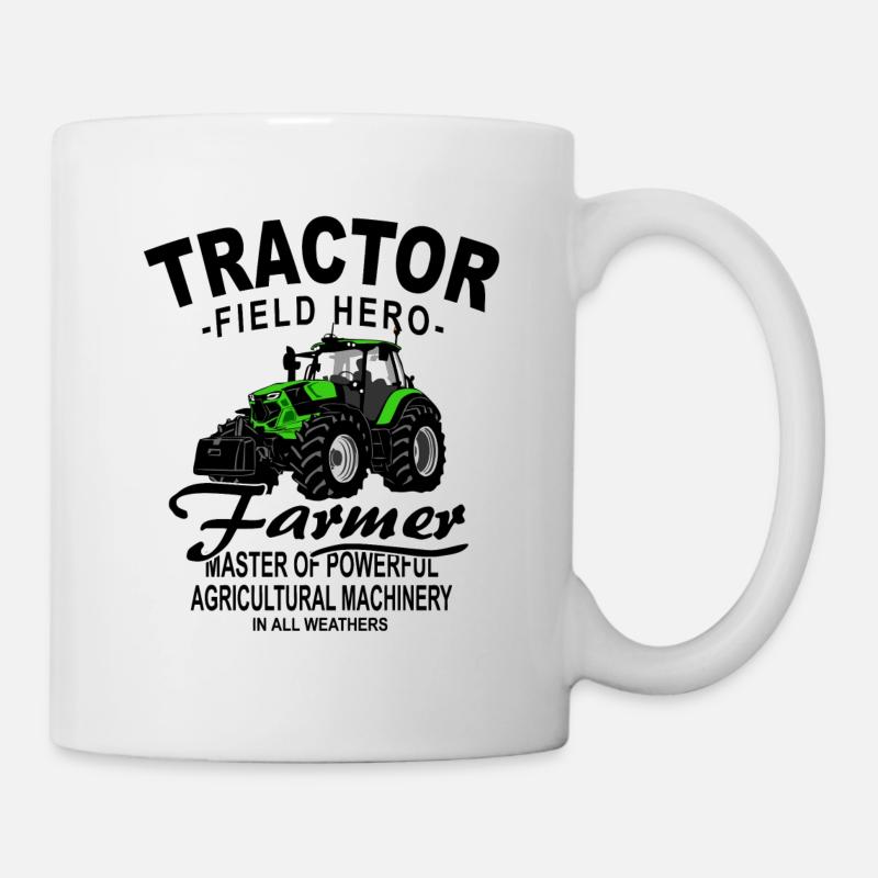 Traktor - Schlepper - Landwirt - Bauer - Tasse - Weiß