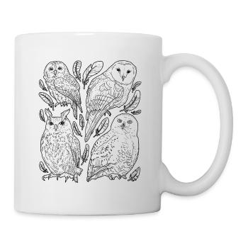 Owls - Mug - white - Right