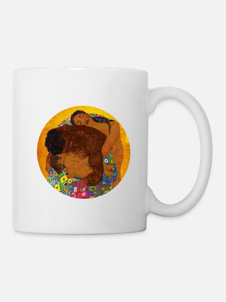 Klimt The Family - Mug - white