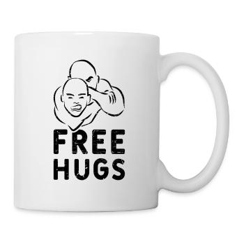 Free Hugs Judo Jiu-Jitsu MMA Kampfsport - Tasse - Weiß - Rechts