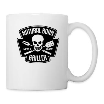 Grilling Natural Born Griller Grillmeister Grill - Mug - white - Right