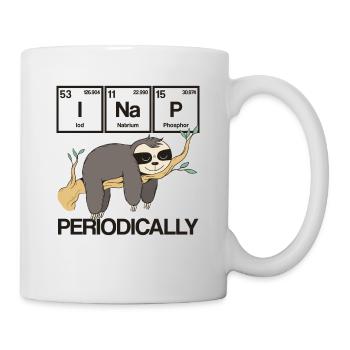 Periodic Table I Nap Periodic Sloth Geek - Mug - white - Right