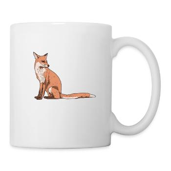 Renard - Mug blanc - blanc - Droite