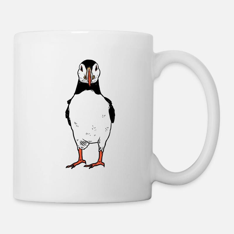 Macareux - Mug blanc - blanc