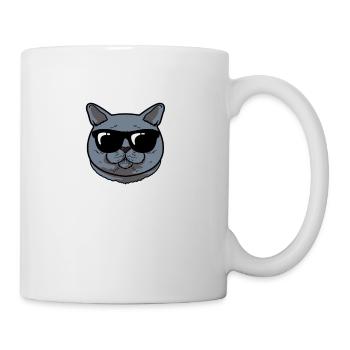 Cool comme maman, maman drôle de chat British Shorthair - Mug blanc - blanc - Droite