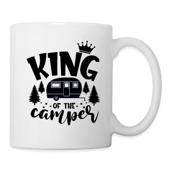 The king of the motorhome - Mug - white - Right