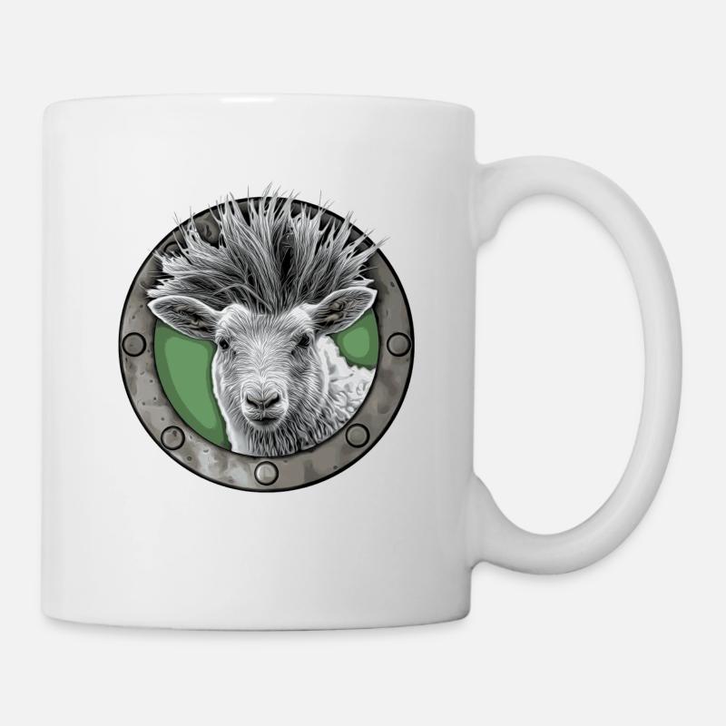Punkschaf - Tasse - Weiß