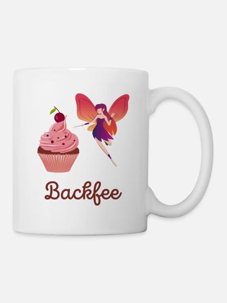 Backfee Bäckerin Backstube Kuchen Cupcake Muffin F - Tasse - Weiß