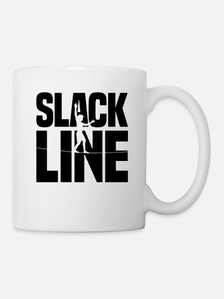 Slackline Slackliner Slackline Artiste Slackline - Mug blanc - blanc