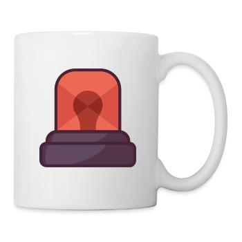 Police Lumière - Mug blanc - blanc - Droite
