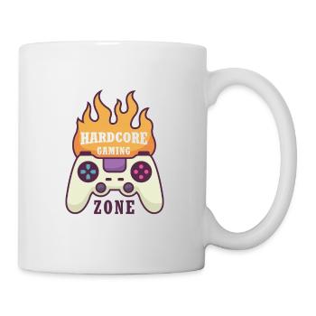Gamepad on Fire - Mug - white - Right