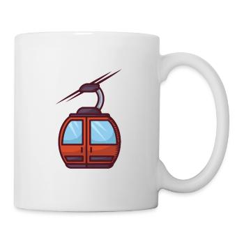 Gondola Cable Car Lift - Mug - white - Right