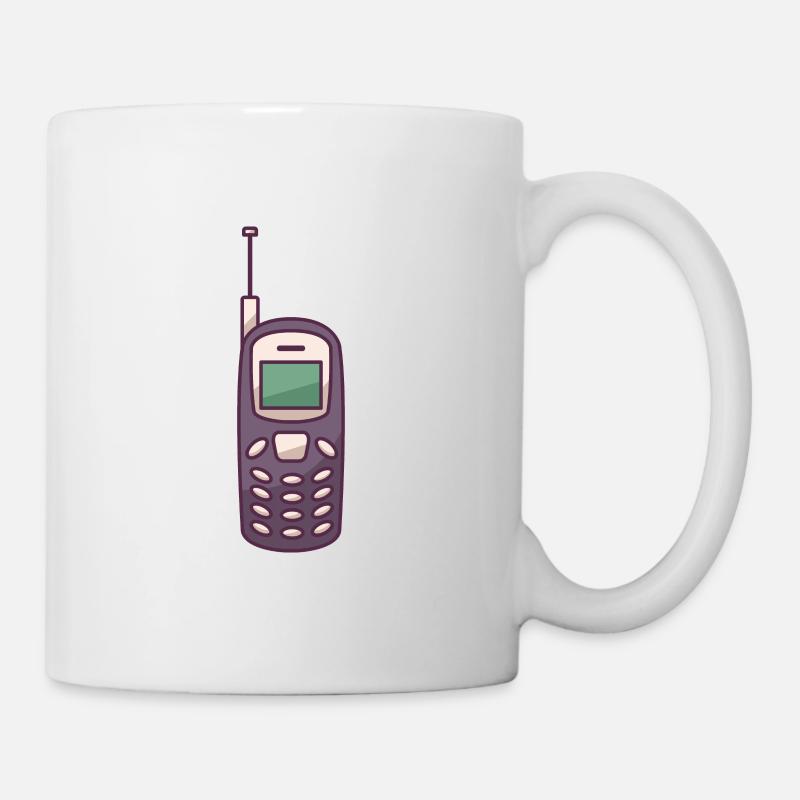 Retro Gsm Handy - Tasse - Weiß