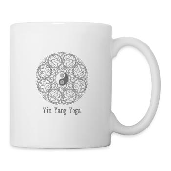 Yin Yang Yoga - Tasse - Weiß - Rechts