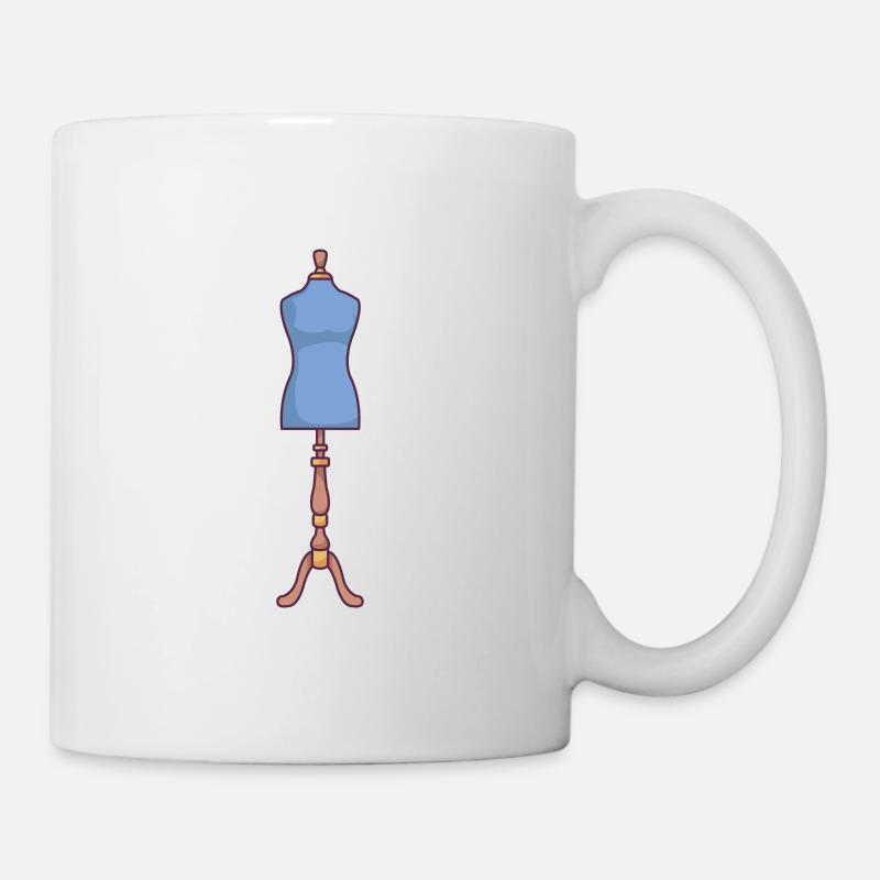 Mannequin de corps féminin pour la couture - Mug blanc - blanc