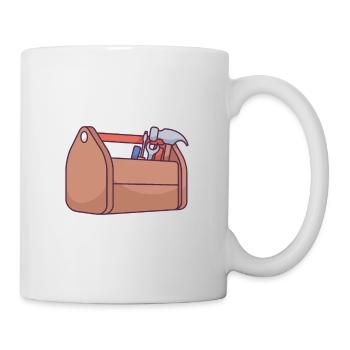Boîte à outils - Mug blanc - blanc - Droite