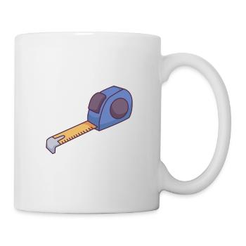 Trademen measure tape - Mug - white - Right